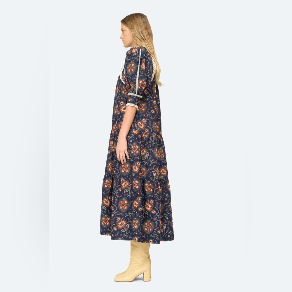 NWT $425 Sea New York Robina Puff Slv Dress - Picture 3 of 4